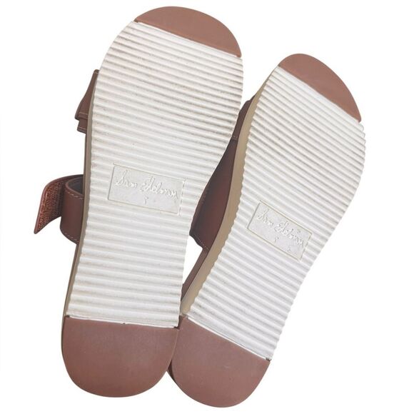 Sam Edelman Adrianna Leather Tortoise Buckle Ornament Platform Slide Sandals 8 - Picture 8 of 8